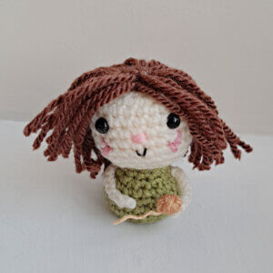 A miniature you in crochet form
