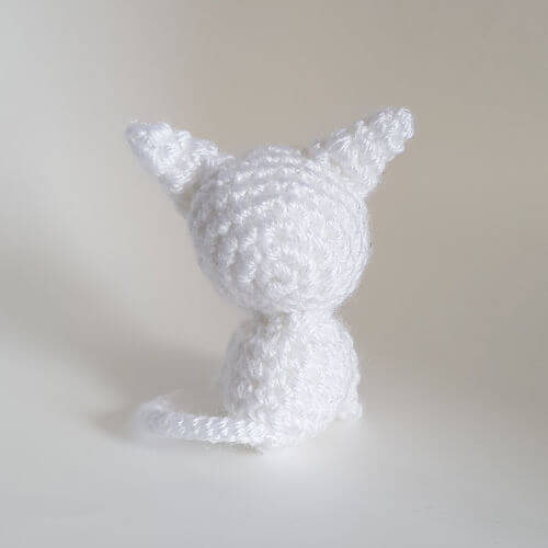 White Cat Ornament - Image 2
